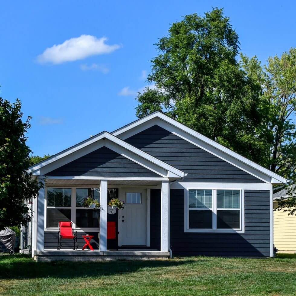 Gray Cottage Floor Plan Lake Avenue Cottages