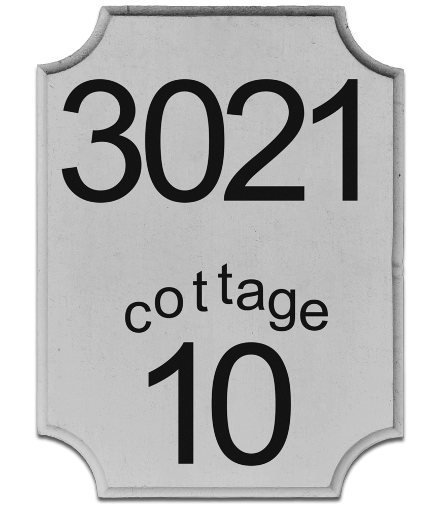 Address Sign 10