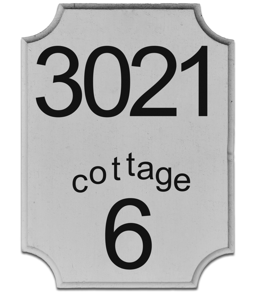 Address Sign 6