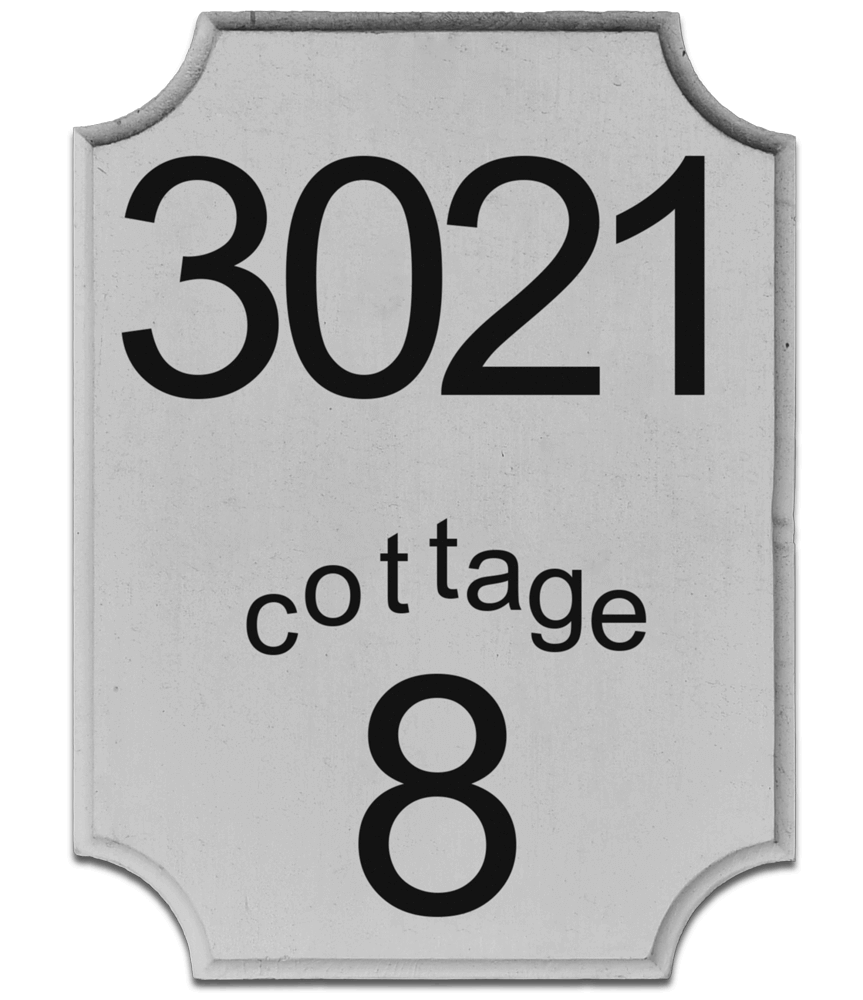 Address Sign 8